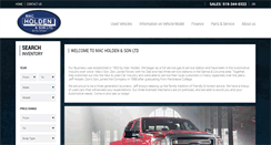 Desktop Screenshot of holdenautosales.com
